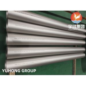 ASTM B514 UNS N08810 Nickel Alloy Steel Welded Round Tube For Boiler