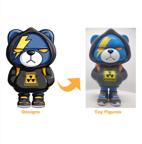Custom PVC Vinyl Figure with 3D Sculpted Design Premium Soft PVC and Blind Box