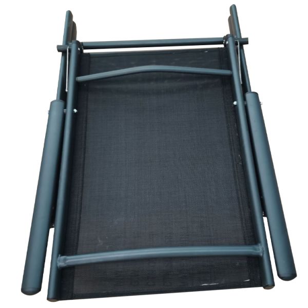 Outdoor Courtyard High Backrest Folding Reclining Chair with 7 Adjustable Positions