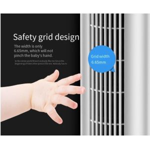 45W Electric Bladeless Tower Fan For Office and Home Cooling NO App-Controlled