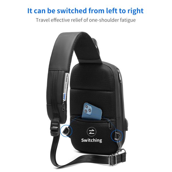 Wholesale customized logo fashion Men Sling Bag Luxury Mini chest Crossbody Bag Small Messenger Bag Crossbody For Men