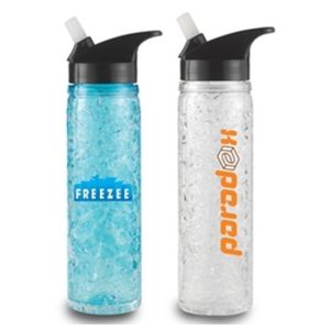 Quality Frosty mug with gel/lenticular freezer mug with straw for sale