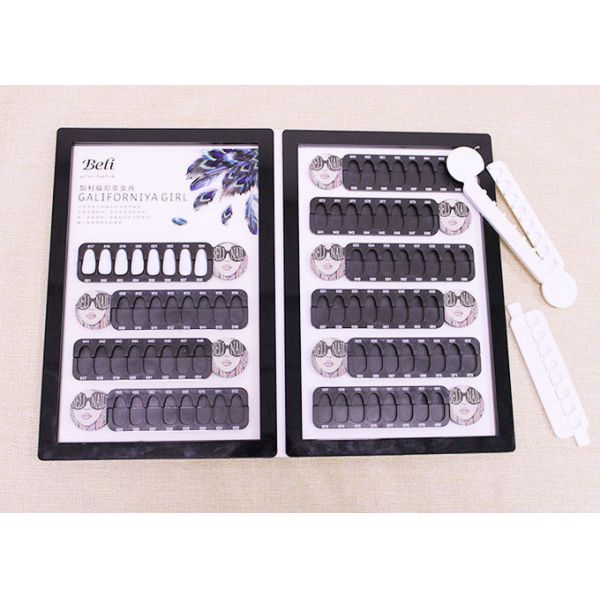 Magnetic Nail Display Board For Crylic Color Nail Display Album 8 Colors Per Piece