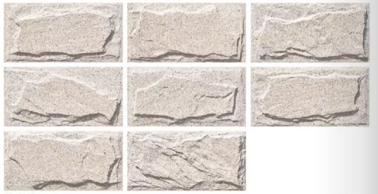 200x400mm White Beige Gray Outdoor Stone Cladding Tiles