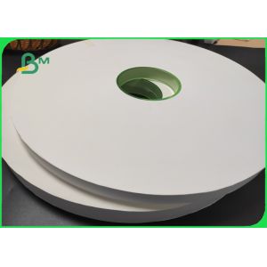 Naturally Compostable 28gsm Drinking Straw Packaging Paper 27mm White