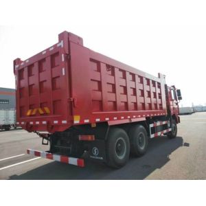 SHACMAN 30T Box Dump Truck F3000 6x4 375 EuroV Red