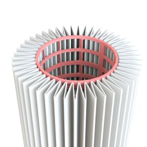 Pleatable High Efficiency Needle Felt Nonwoven Fabric Cartridge Media