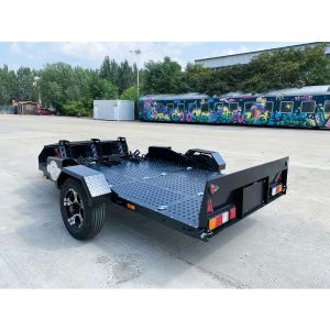 Lift Type Motorcycle Trailers Black Hot Dip Galvanized Trailers