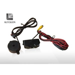 Rainproof Car Reverse Parking Camera System 2 Black Parking Sensors With 1