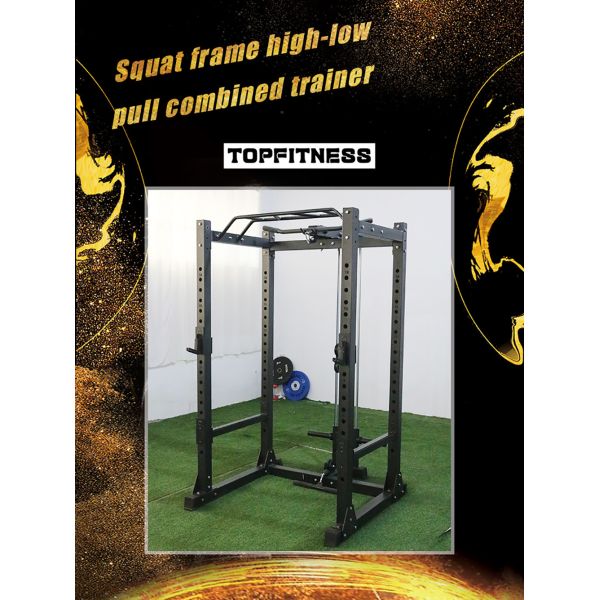 Hot Selling Commercial Gym Fitness Equipment Adjustable Power Cage Multifunctional Squat Power Rack