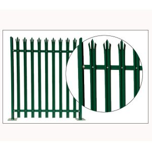 D Pale 65mm Steel Garden Palisade Fencing 60x60mm 80x80mm