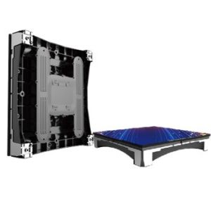 Curved Locks Indoor Rental LED Display Screen With 1920-3840HZ Refresh Rate