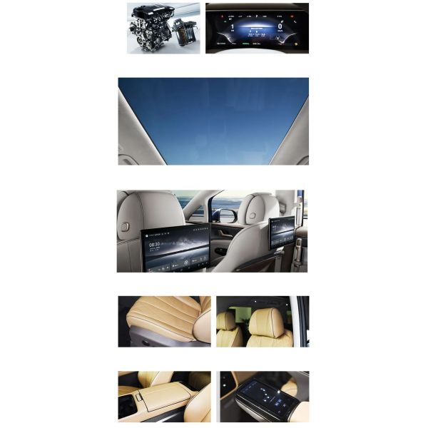 2022 Black/Blue Auto Denza Dnine Dm-I Electric Car 945 Luxury Plug-In Hybrid Medium Mpv