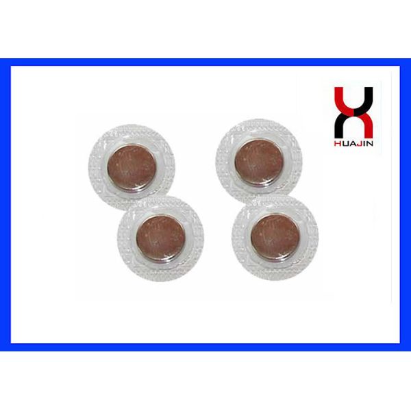 Round Magnetic Snap Buttons / Hidden Magnetic Closure With PVC , TPU Cover