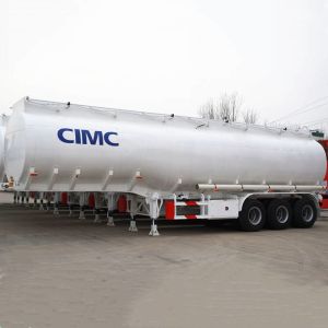 Carbon Steel Tri Axle 40000L Diesel Fuel Tanker Trailer
