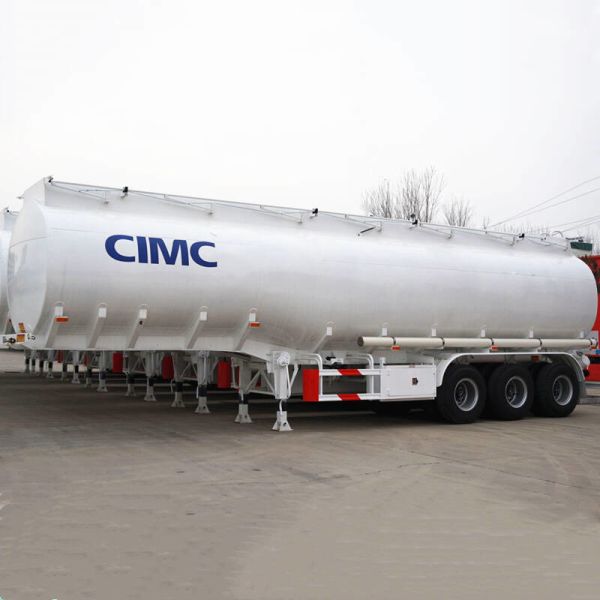 Buy CIMC 3 Axle 35CBM Fuel Tanker Truck Trailer For Transport at wholesale prices