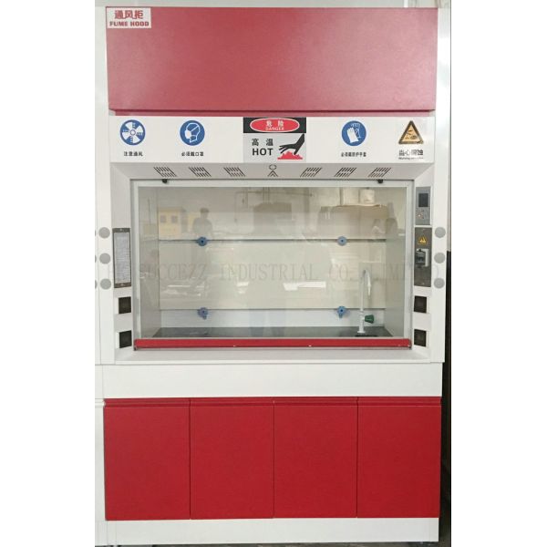 Chemical Lab Fume Cupboard 12.7MM Phenolic Resin Tops