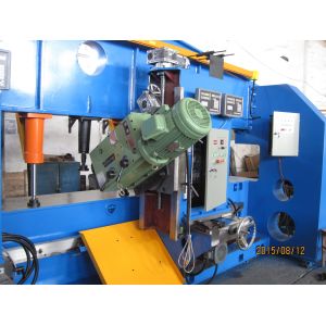 X Groove Steel Plate Milling Machine , Up and Down Synchronized Two -side