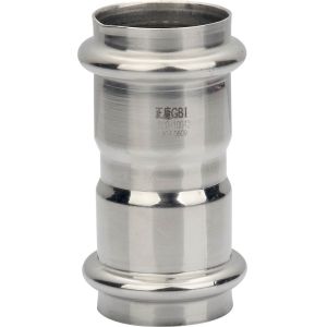 Rust Resistant Stainless Steel Press Fittings Straight Coupling Environment