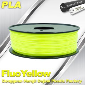PLA Fluo-Yellow 3D Printer Fluorescent Filament Materials 1.75 / 3.0mm