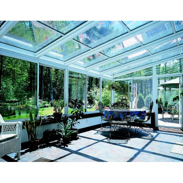 Frameless Glass Roof Sunroom Thickness With Customized Glass Ceiling Easy