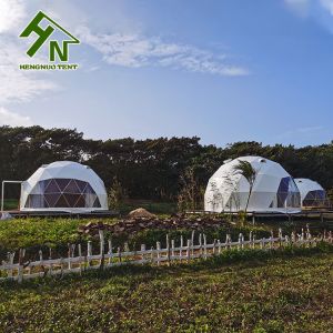 outdoor camping geodesic dome tent for living