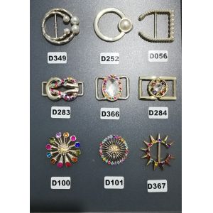 Colorful Antique Customized Plastic Shoe Buckles For Gifts Shoe , Eco Friendly