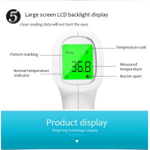Hand Held Infrared Non Contact Thermometer , Surface Temperature Thermometer