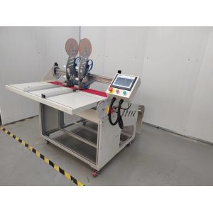 Adhesive Tape Applicator Machine For Kraft Paper And PVC Board 0.1mm 110V