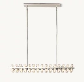 Chrome Finish LED Foyer Chandelier Modern Foyer Lighting 85-265 Volts