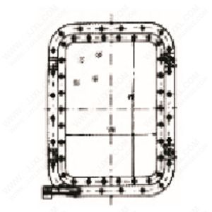 Quality Ship’s Ordinary Rectangular Window for sale
