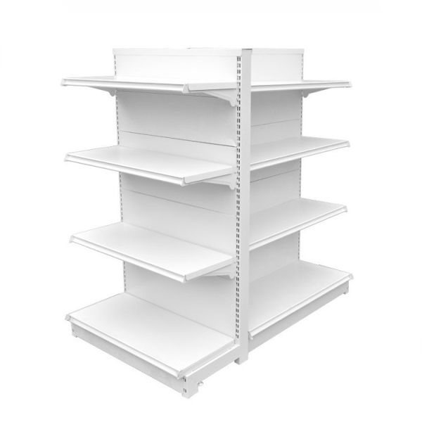 Grocery Store Display Racks / Metal Gondola Shelving For Supermarket Retail Store