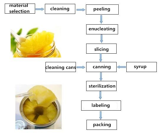 Canned Pineapple Fruit Canning Equipment 4kw Heavy Duty 29000 * 840 * 900mm