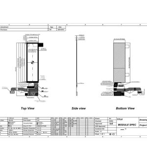 3.2 Inch 262*928 Amoled Display With MIPI Interface