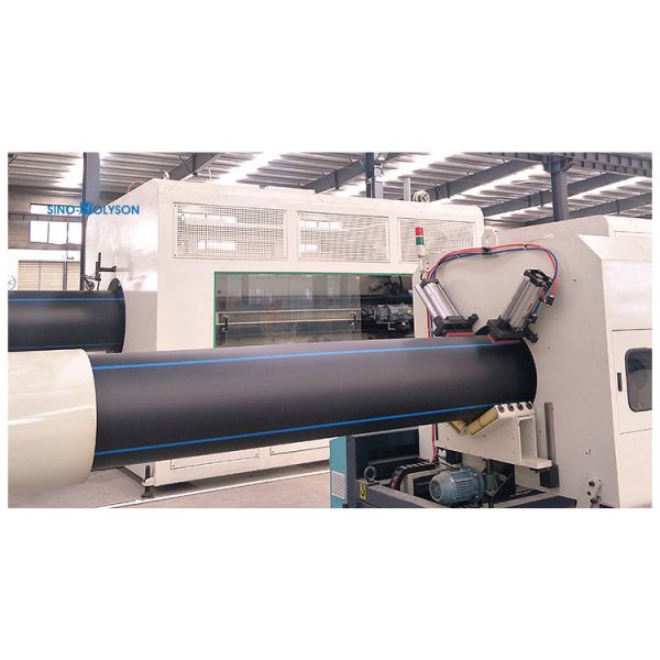 75 Rpm Plastic HDPE/PE Pipe Making Machine For Precision Pipes