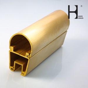 Rustproof 3kg/M 58% Copper Composite Handrail With Brushed Surface