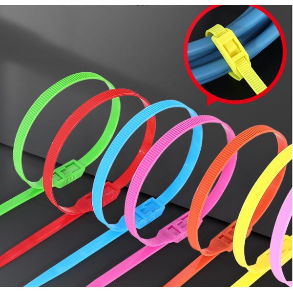 10 Inch Mini Nylon Cable Tie Self Locking Small White Tie Wraps