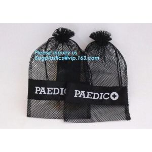 Mesh custom 210D Drawstring bag Backpack with Zipper Pocket,Mesh Drawstring Backpack Tote Sport Pack Swimming Shopping B