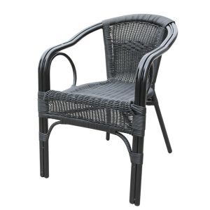 Polyrattan Garden Wicker Chairs Outside Rattan Furniture Leisure Armchairs
