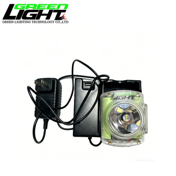 GLC-6 Cordless Mining Cap Lamp side view and construction details