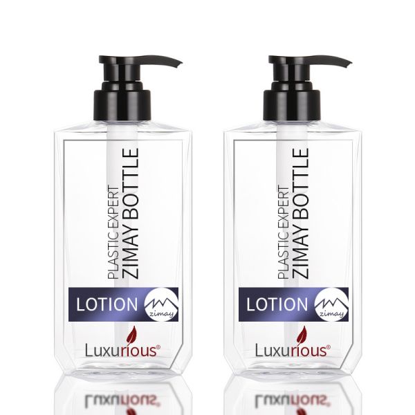 Buy Recycled 300ML 500ML Clear Normal Regular Plastic Shampoo And Conditioner Body Pump Bottle at wholesale prices