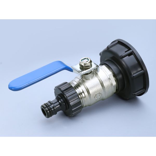 Garden Water Connectors Brass Tap Adapter for IBC Tank Valve Fitting Hose Connector