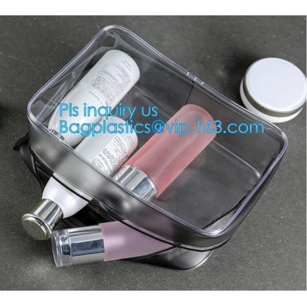 makeup bag mini clear PVC cosmetic bag, PVC makeup Bag Pouches Tote Clear
