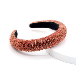 Luxury Rhinestone Silk Makeup Headband 100g Weight 3cm Width