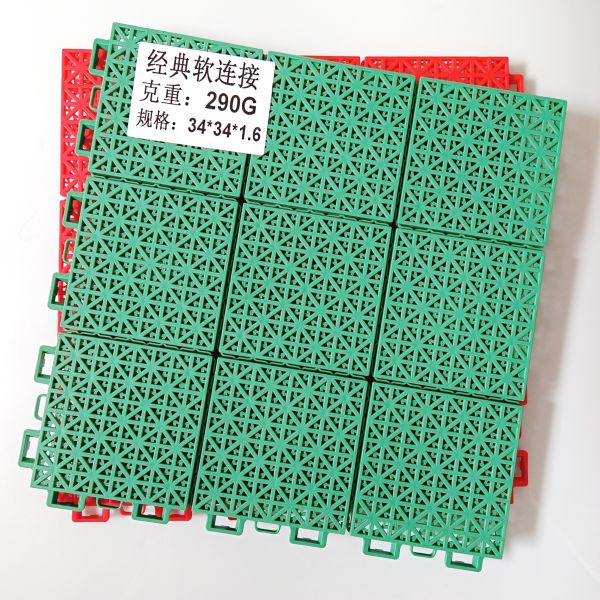 340*340*16mm Gym Flooring for All Sports Court Volleyball Tennis Badminton and