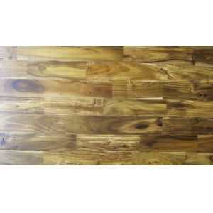 Acacia Solid 3-strips, hand-scraped,distressed,UV lacquer