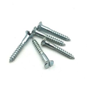 Slotted Raised Countersunk Oval Head Wood Screws BS1210 DIN95 Customized