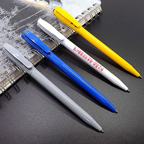 Office School Stationery Personalized Click Ball with Custom Logo Ballpoint Pen