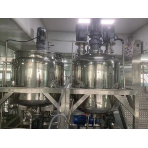 50-5000L Cosmetic Emulsifier Mixer Chemicals Processing Equipment 1 Year