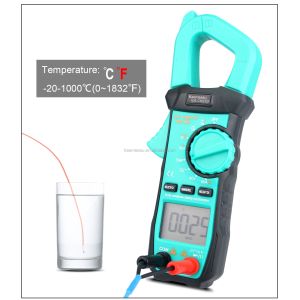 Portable Digital Multimeter With Voltage Detector And Clamp Measuring Resistance